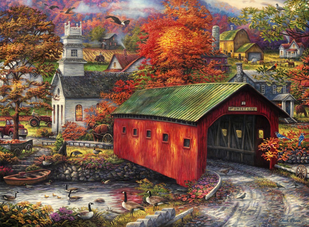 Grafika Chuck Pinson - The Sweet Life 2000 Teile Puzzle Grafika-F-30777 von Grafika