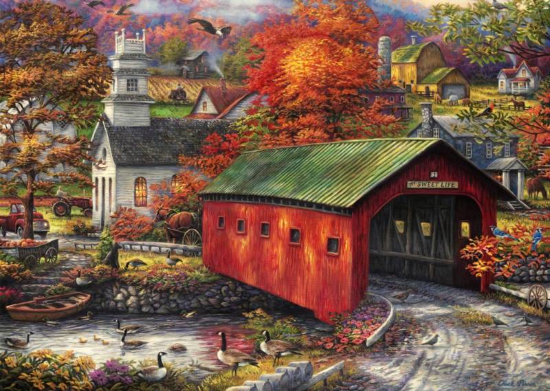 Grafika Chuck Pinson - The Sweet Life 500 Teile Puzzle Grafika-F-32240 von Grafika