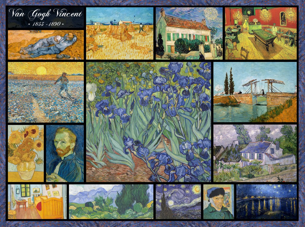Grafika Collage - Vincent Van Gogh 2000 Teile Puzzle Grafika-F-30069 Grafika Collage - Vincent Van Gogh 2000 Teile Puzzle Grafika-F-30069 von Grafika