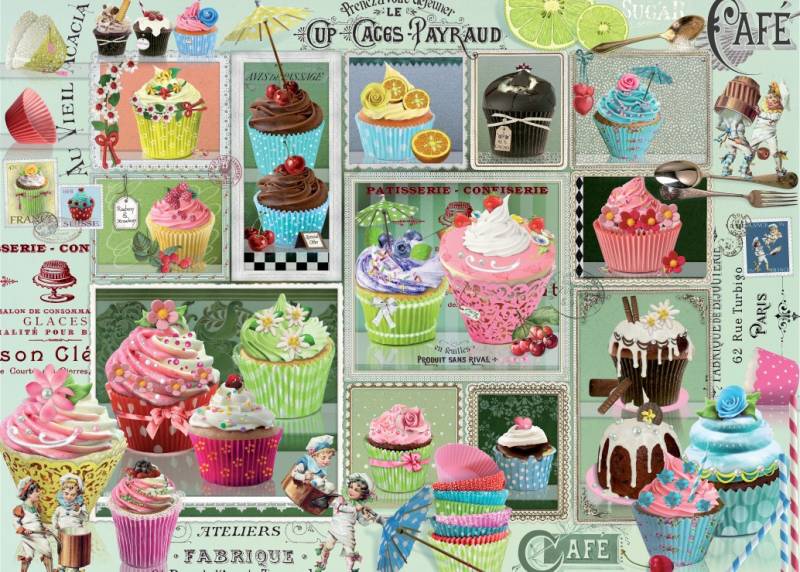 Grafika Cupcakes 500 Teile Puzzle Grafika-F-33380 von Grafika