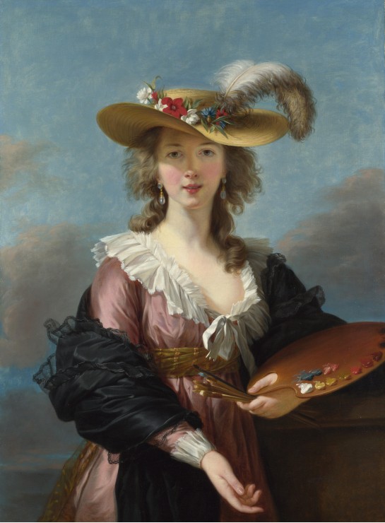 Grafika Elisabeth Vigée-Lebrun: Self-portrait in a Straw Hat, 1782 2000 Teile Puzzle Grafika-F-30610 von Grafika