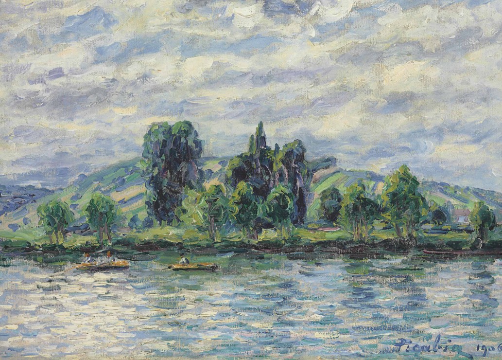 Grafika Francis Picabia - Ufer der Yonne, Sonnenspiegelung, 1906 500 Teile Puzzle Grafika-F-33403 von Grafika