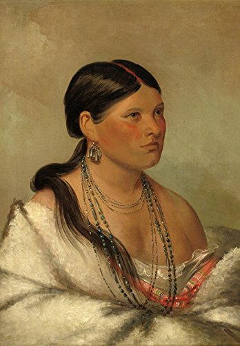 Grafika George Catlin: The Female Eagle - Shawano, 1830 - 104 Teile von Grafika