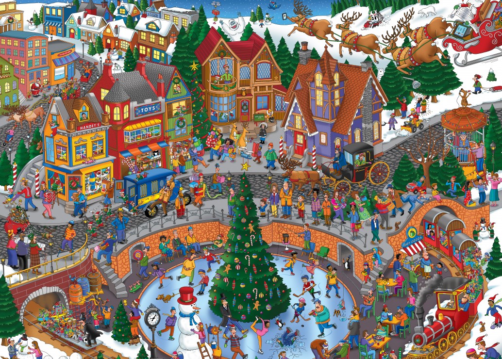 Grafika Holiday Havoc 500 Teile Puzzle Grafika-F-33388 von Grafika