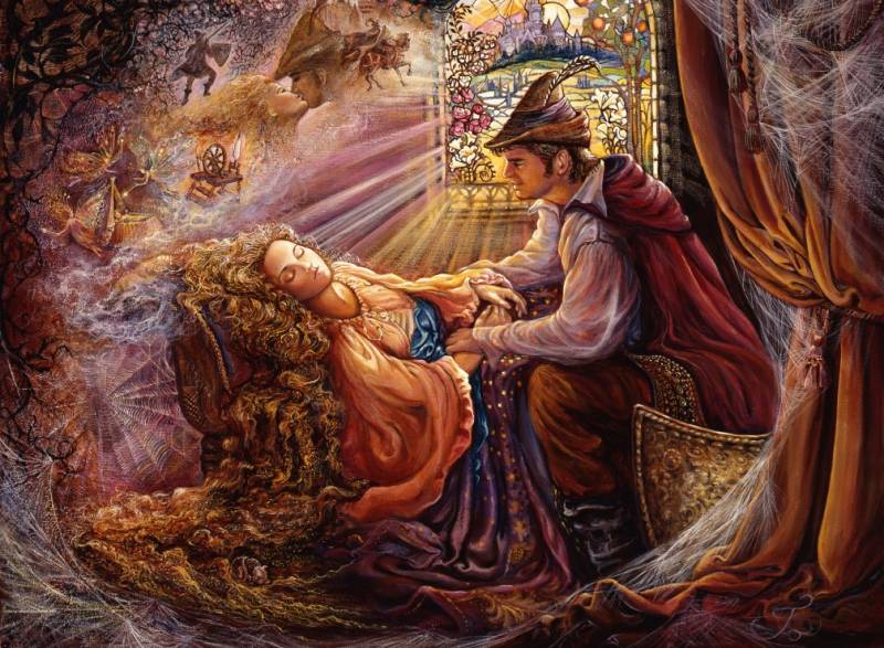 Grafika Josephine Wall - Dornröschen 2000 Teile Puzzle Grafika-F-30676 von Grafika