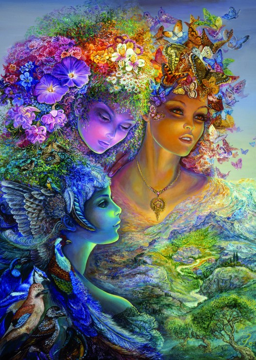 Grafika Josephine Wall - The Three Graces 500 Teile Puzzle Grafika-F-32292 von Grafika