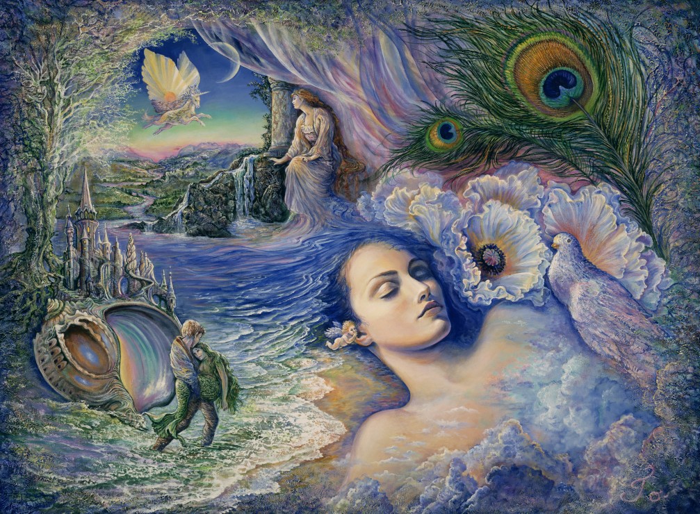 Grafika Josephine Wall - Whispered Dreams 2000 Teile Puzzle Grafika-F-30666 von Grafika