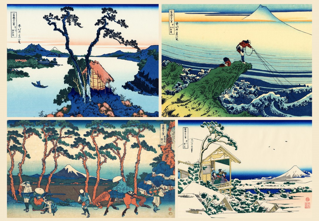 Grafika L'Art d'Hokusai 1000 Teile Puzzle Grafika-F-33429 von Grafika