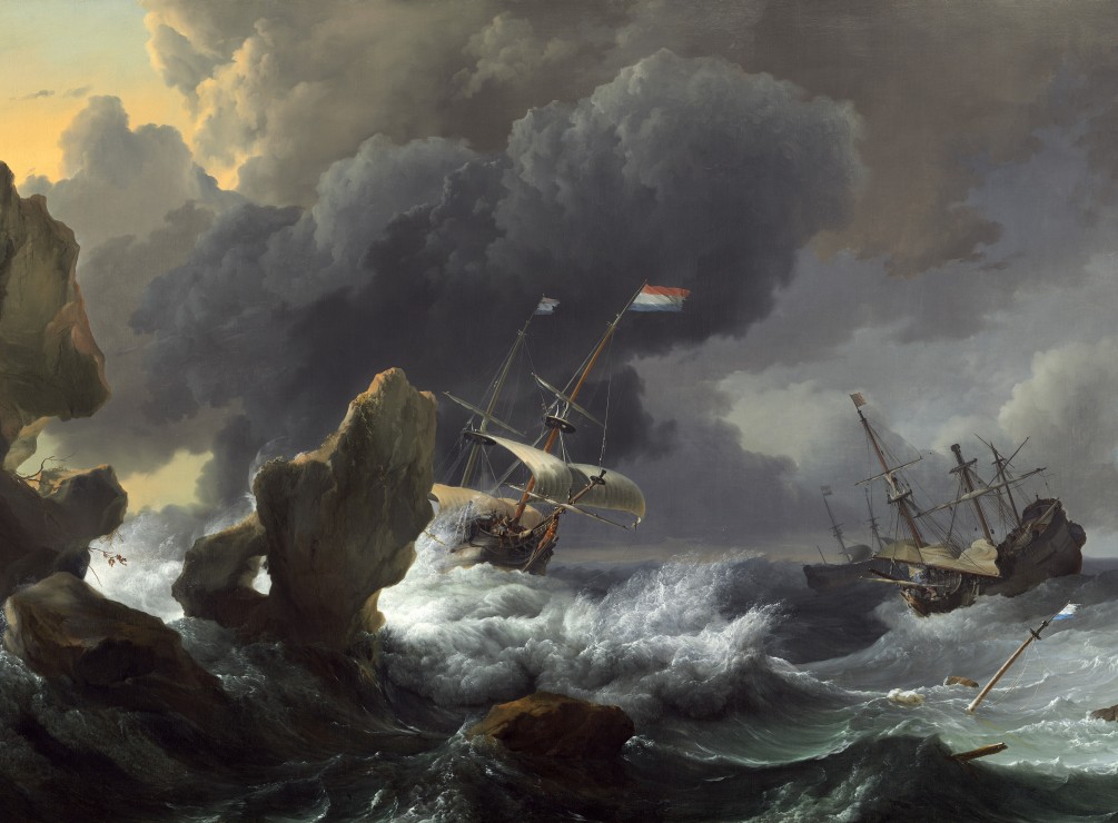 Grafika Ludolf Backhuysen: Ships in Distress off a Rocky Coast, 1667 2000 Teile Puzzle Grafika-F-30488 Grafika Ludolf Backhuysen: Ships in Distress off a Rocky Coast, 1667 2000 Teile Puzzle Grafika-F-30488 von Grafika