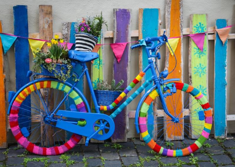 Grafika Mein schönes buntes Fahrrad 500 Teile Puzzle Grafika-F-32309 von Grafika