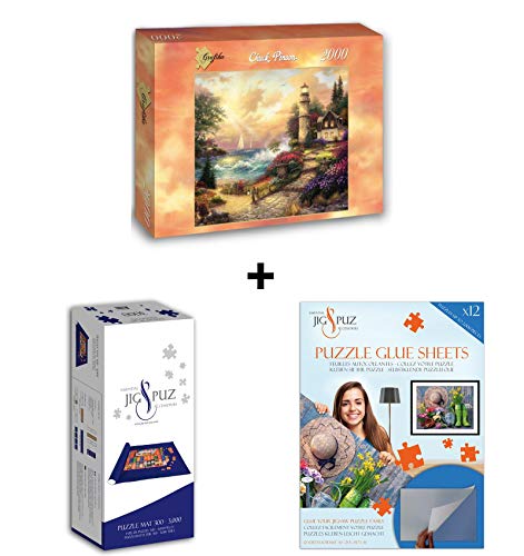 Grafika Puzzle 2000 Teile – Chuck Pinson – Seaside Dreams + Kleber + Matte von Grafika