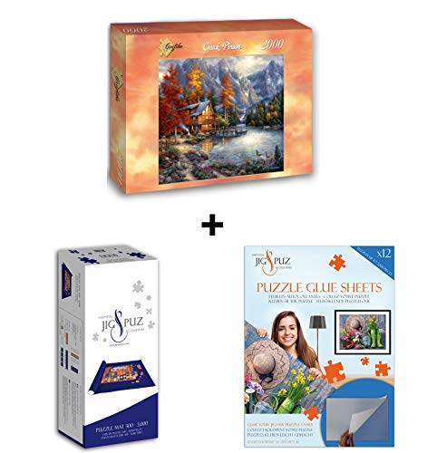 Grafika Puzzle 2000 Teile – Chuck Pinson – Space for Reflection + Kleber + Matte von Grafika