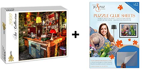 Grafika Puzzle 2000 Teile – Ruin Bar in Budapest + Kleber von Grafika