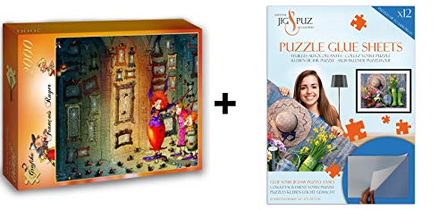 Grafika Puzzle mit 2000 Teilen – François Ruyer – Willkommen! + Kleber von Grafika