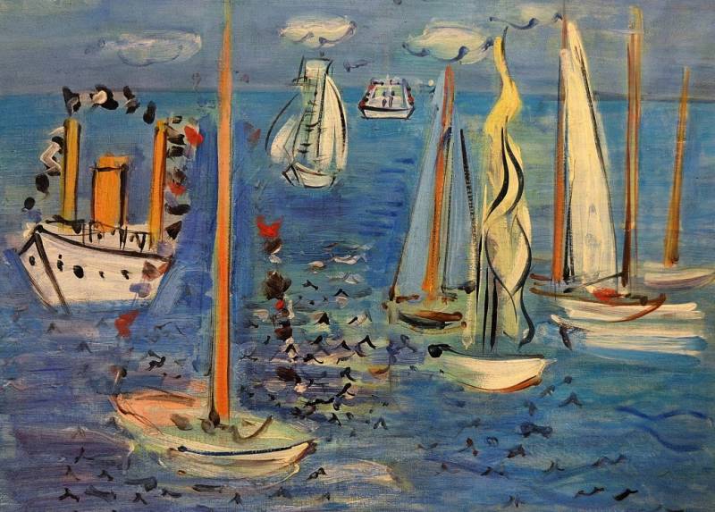 Grafika Raoul Dufy - Geschmückte Boote, 1946 500 Teile Puzzle Grafika-F-33409 von Grafika