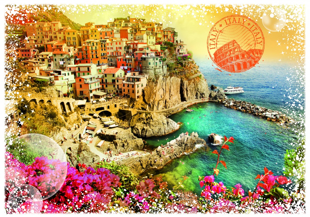 Grafika Travel around the World - Italien 1000 Teile Puzzle Grafika-F-33032 von Grafika