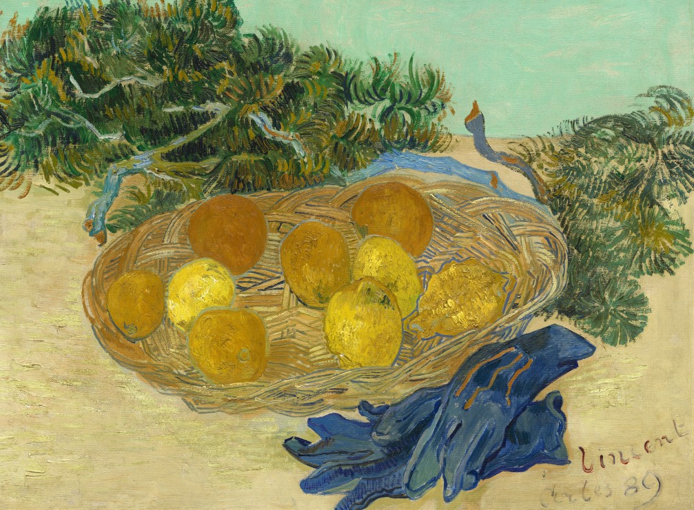 Grafika Vincent Van Gogh - Still Life of Oranges and Lemons with Blue Gloves, 1889 2000 Teile Puzzle Grafika-F-30417 von Grafika