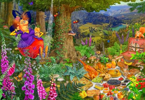 Puzzle 1000 Teile - The Witch Picnic von Grafika