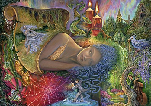 Grafika - Dreaming in Color - 1500 Teile Puzzle - Künstlerische Darstellung - Junge Frau im Land der Träume - Puzzle für Erwachsene von Grafika