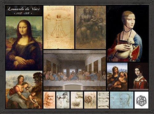 Puzzle 2000 Teile - Leonardo da Vinci - Collage von Grafika