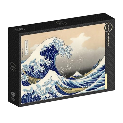 Puzzle 500 Teile – Hokusai – Die große Welle von Kanagawa von Grafika