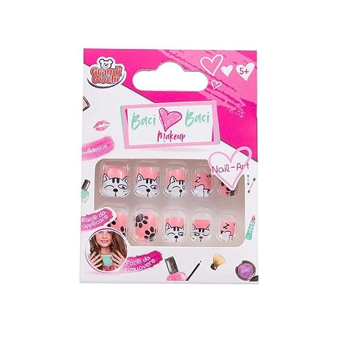 Grandi Giochi Baci Make Up Nail Art, Selbstklebende Nägel, Sortiert in 6 Varianten Lub08000 von Grandi Giochi