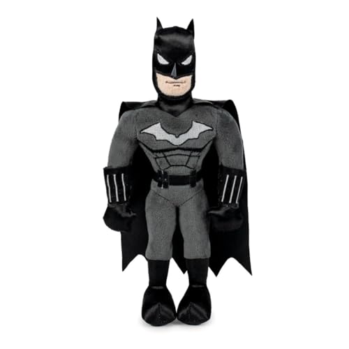 Grandi Giochi Batman GID DCB01000 Plüsch, 25 cm mit beleuchteten Teilen, Farbe Schwarz, DCB01000 von Grandi Giochi