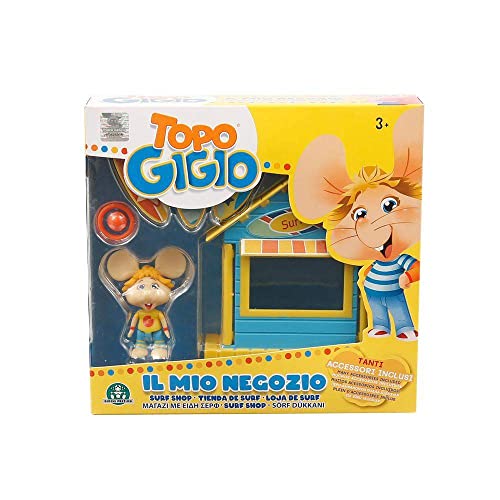 Grandi Giochi - Maus Gigio Mein Geschäft, Surfgeschäft mit Zubehör und Einer Mini-Figur im Lieferumfang enthalten - TPG52000 von Grandi Giochi