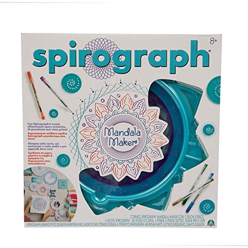 Grandi Giochi - Spirograph Mandala Maker, Set zum Kreieren von Mandalas, CLG09000 von Grandi Giochi