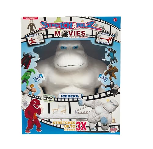 Grandi Giochi Stretchapalz - Maxi Movie The Origin Series Figuren, 24 cm hoch, dehnen Sich bis zu 60 cm aus, um dann in die ursprüngliche Form zurückzukehren, leuchten im Dunkeln, für Kinder ab 3 von Grandi Giochi