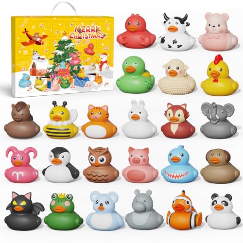 Grarain Weihnachts Adventskalender Enten Badeenten Adventskalender Baby Adventskalender 24 Stück Quietscheente Weihnachten Gummiente Weihnachtskalender Christmas für Kinder Jungs Mädchen Grarain Weihnachts Adventskalender Enten Badeenten Adventskalender Baby Adventskalender 24 Stück Quietscheente Weihnachten Gummiente Weihnachtskalender Christmas für Kinder Jungs Mädchen von Grarain