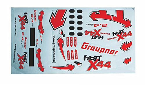 HoTT-Dekorbogen zu X44 HoTT-Dekorbogen zu X44 von Graupner