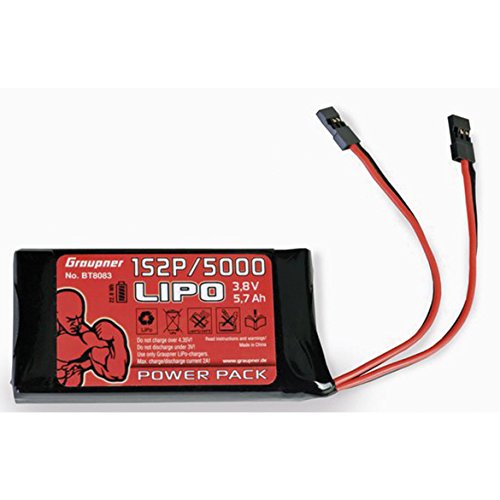 Senderakku LiPo 1S2P/5000 3,8 V TX 21Wh Graupner von Graupner