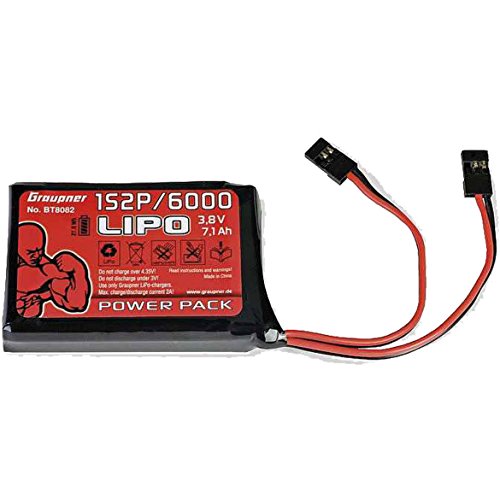 Senderakku LiPo 1S2P/6000 3,8 V TX 27Wh Graupner von Graupner