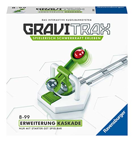 Ravensburger GraviTrax Erweiterung Kaskade - Ideales Zubehör für spektakuläre Kugelbahnen, Konstruktionsspielzeug für Kinder ab 8 Jahren von Ravensburger