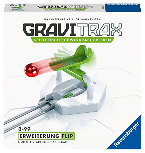 Ravensburger GraviTrax Kugelbahn - Erweiterung Action-Stein Flip 27616, für Kinder ab 8 Jahren und Erwachsene von Ravensburger