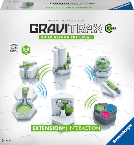 Ravensburger GraviTrax POWER Erweiterung Interaction, Elektronisches Zubehör für spektakuläre Kugelbahnen, für Kinder ab 8 Jahren, tolles Weihnachtsgeschenk von Ravensburger