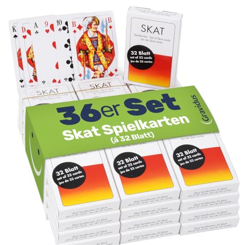 Gravidus 36x 32 Blatt Skatkartenspiel Gravidus 36x 32 Blatt Skatkartenspiel von Gravidus