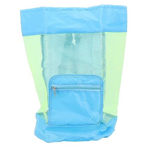 Grcfumo Große Netz-Strandspielzeugtasche, Netz-Strandtasche, Schwimm- und Poolspielzeug, Bälle, Aufbewahrungstaschen, Packungen zum Aufbewahren von Kinderspielzeug, Kleidung, von Grcfumo