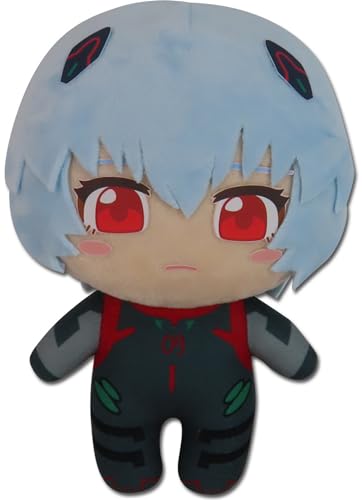 Great Eastern Entertainment Evangelion New Movie - Rei Ayanami Black Plug Suit Plush 17.8 cm H von Great Eastern