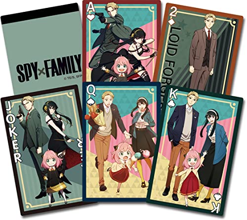 Great Eastern Entertainment Spy X Family - Forger Family Spielkarten von Great Eastern