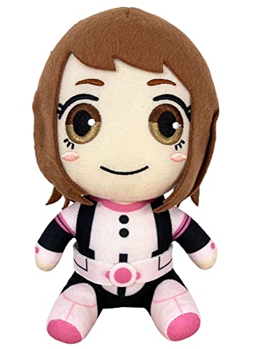 Great Eastern - My Hero Academia - Ochaco Uraraka Hero Costume Sitting Plush, 7-inches von Great Eastern