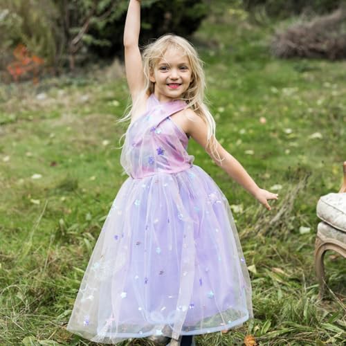 Great Pretenders Sommerkleid Taylor's ERA Prinzessin Kleid Lila mit Tüll Kostüm Sängerin für Kinder 3-9 Jahre Pastell-Violett Musik-Kostüm Fasching Geburtstag (3-4 Jahre) von Great Pretenders