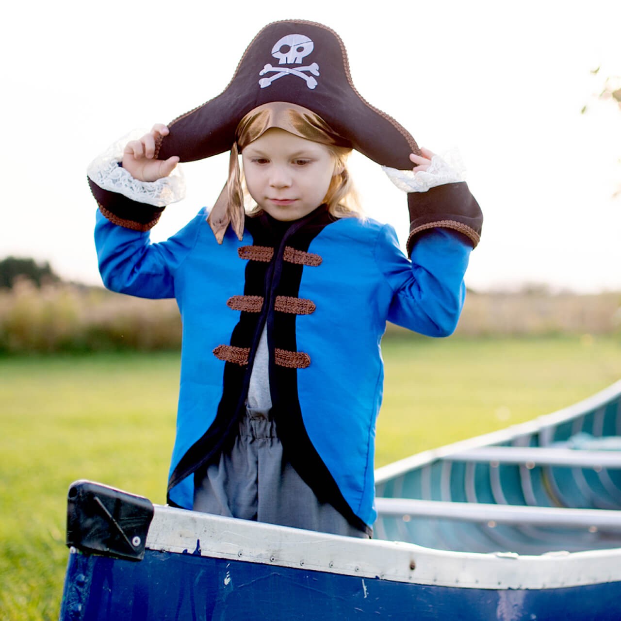 Kinder-Piratenkostüme - Commodore Piratenjacke, Hose und Hut, 3-4 Jahre von Great Pretenders