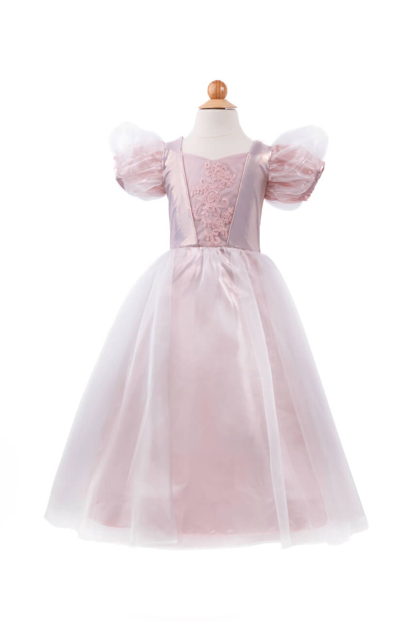 Platin-Prinzessinnenkleid – elegantes Ballkleid für Kinder von 3-4 Jahren von Great Pretenders