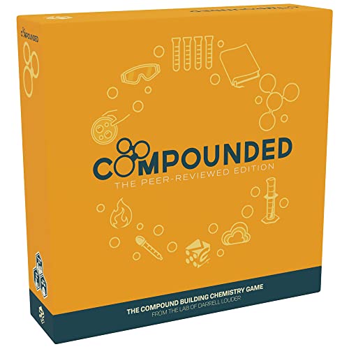 Greater Than Games Compounded: The Peer-Reviewed Edition - Greater Than Games, The Compound Building Chemistry Game, Alter 14+, 2-5 Spieler, Zufällig von Greater Than Games