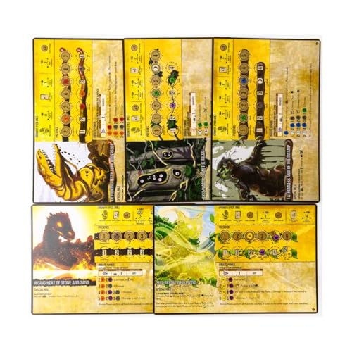 Greater Than Games Horizons of Spirit Island: Punchboard Panels | Kooperatives Strategie-Brettspiel-Zubehör | Premium-Komponenten-Upgrade von Greater Than Games