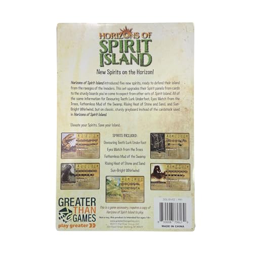 Greater Than Games Horizons of Spirit Island: Punchboard Panels | Kooperatives Strategie-Brettspiel-Zubehör | Premium-Komponenten-Upgrade Greater Than Games Horizons of Spirit Island: Punchboard Panels | Kooperatives Strategie-Brettspiel-Zubehör | Premium-Komponenten-Upgrade von Greater Than Games
