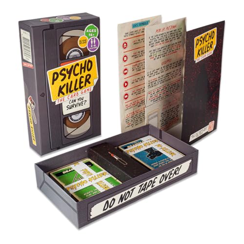Psycho Killer: The Card Game - A game for Psychos, Multicolor, 5.08 x 5.08 x 5.08 cm Psycho Killer: The Card Game - A game for Psychos, Multicolor, 5.08 x 5.08 x 5.08 cm von Greater Than Games