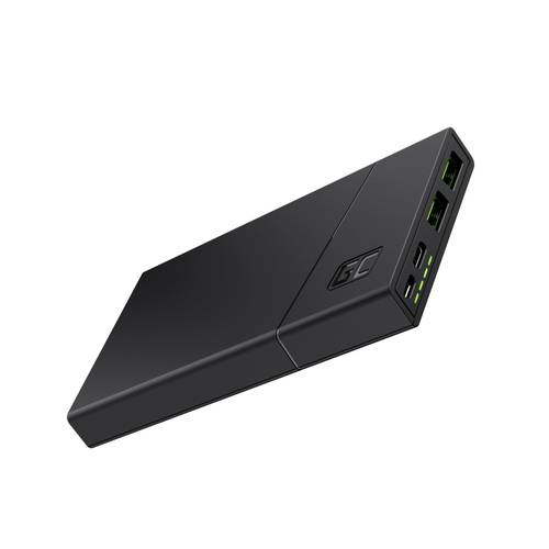 Green Cell GC PowerPlay10S Powerbank 10000 mAh Quick Charge 3.0, USB PD LiPo Schwarz von Green Cell